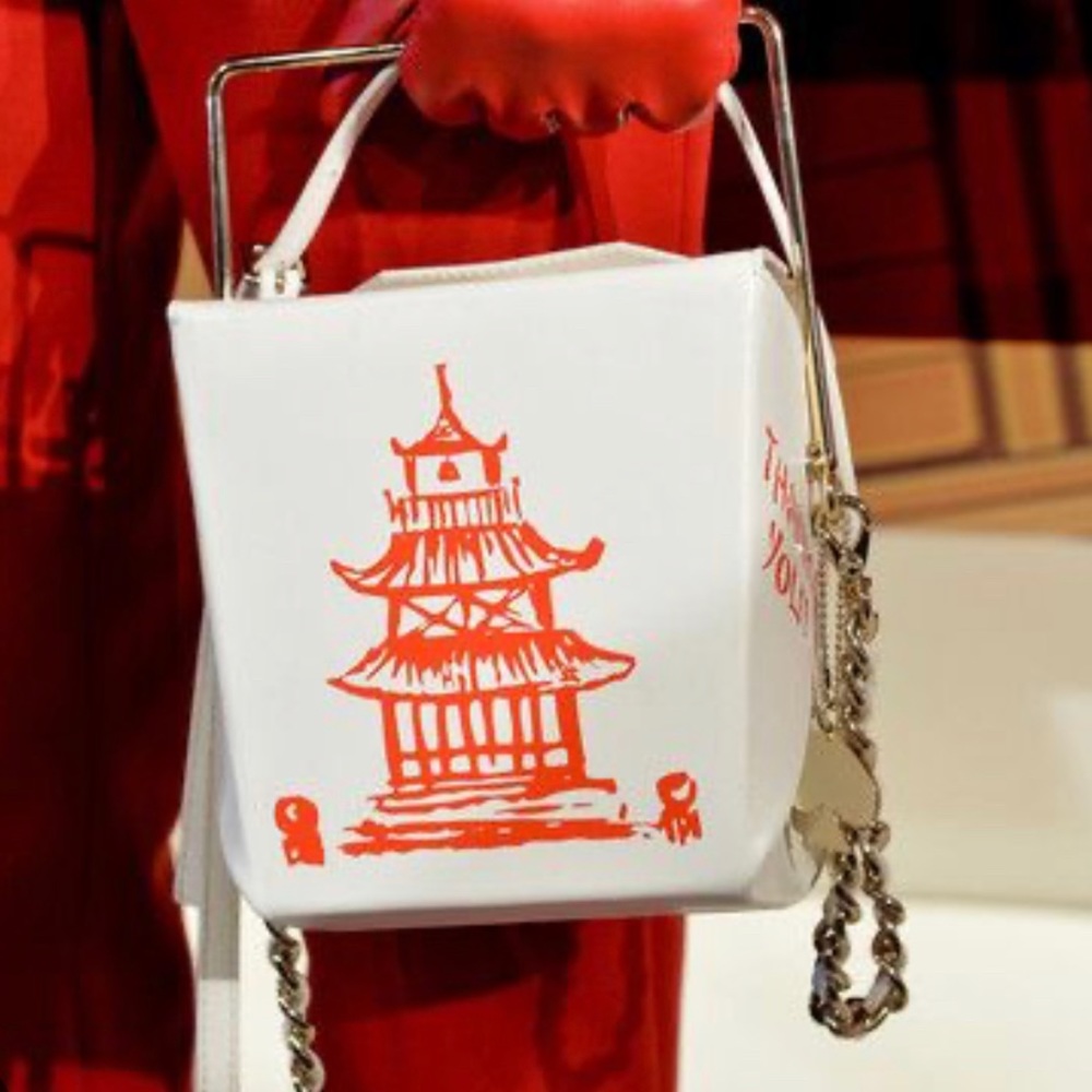 Kate Spade New York Hello Shanghai Cruz Leather Takeout Bag